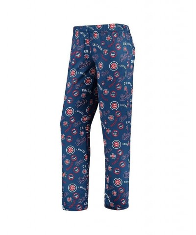 Women's Royal Chicago Cubs Retro Print Sleep Pants Royal $28.70 Pajama