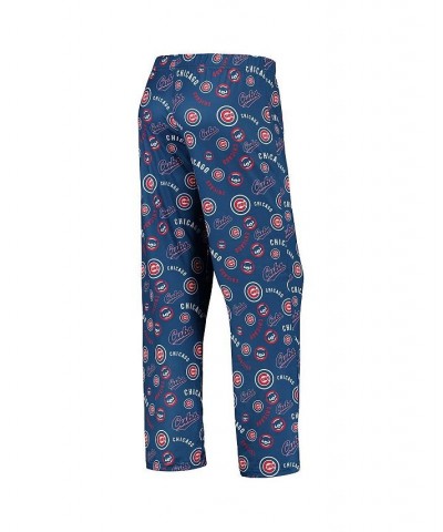 Women's Royal Chicago Cubs Retro Print Sleep Pants Royal $28.70 Pajama