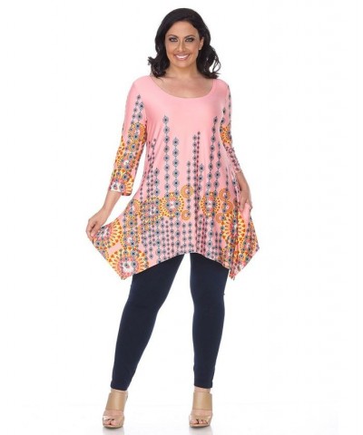 Plus Size Rella Tunic Pink $31.00 Tops