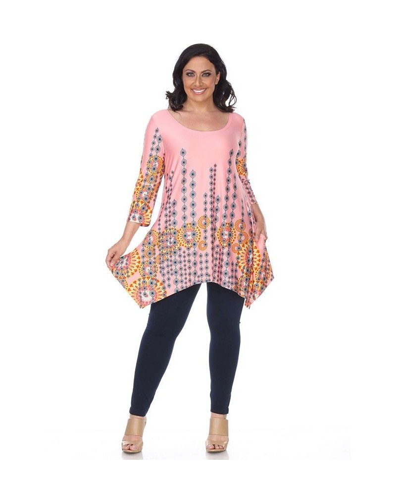 Plus Size Rella Tunic Pink $31.00 Tops