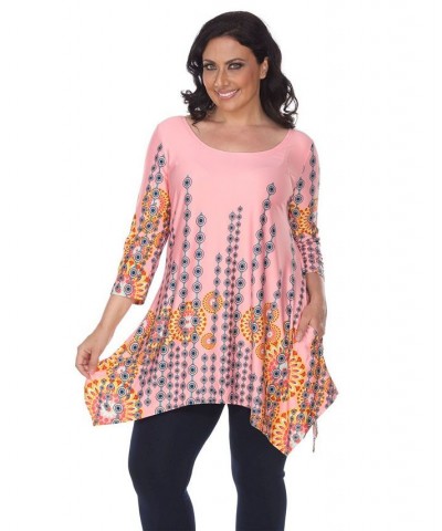 Plus Size Rella Tunic Pink $31.00 Tops