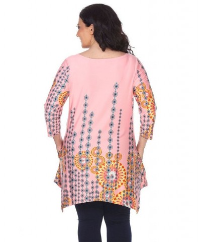 Plus Size Rella Tunic Pink $31.00 Tops