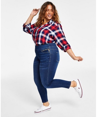 TH Flex Plus Size Gramercy Pull-On Jeans Rem Wash $29.43 Jeans