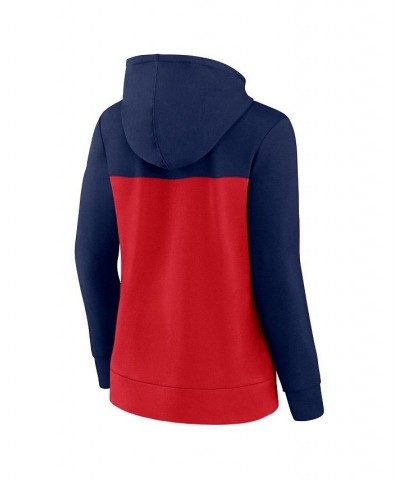 Women's Branded Navy Red Boston Red Sox Take The Field Colorblocked Hoodie Full-Zip Jacket Navy, Red $40.00 Jackets