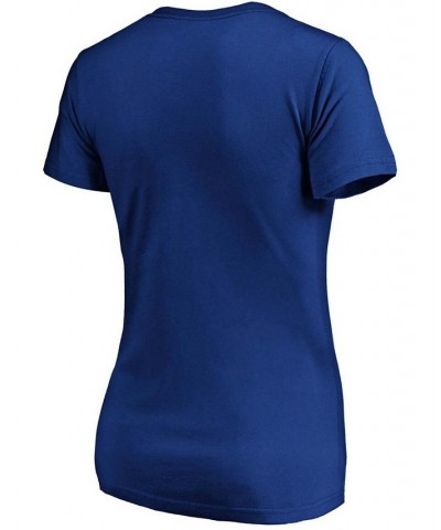 Plus Size Royal Toronto Blue Jays Core Official Logo V-Neck T-shirt Royal $21.50 Tops