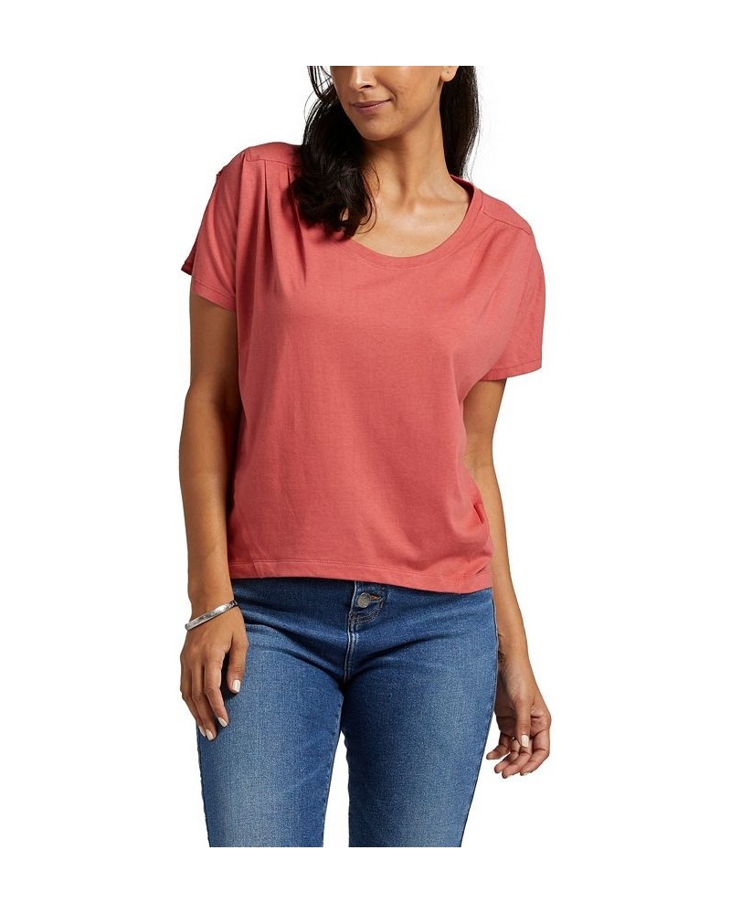 Women's Flutter Sleeved T-shirt Rose $22.36 Tops