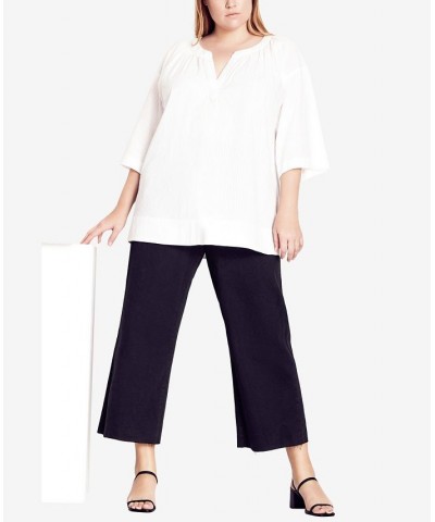 Trendy Plus Size Sweet Crete Top Ivory $41.87 Tops