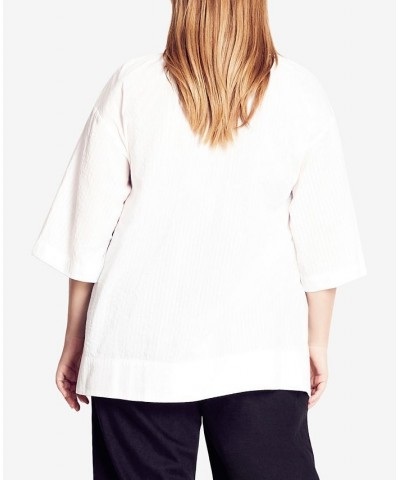 Trendy Plus Size Sweet Crete Top Ivory $41.87 Tops