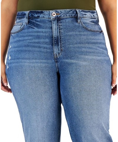 Trendy Plus Size Raw Hem Wide-Leg Jeans Vipacco $16.79 Jeans