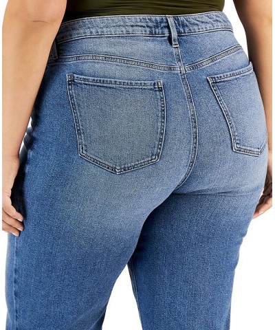 Trendy Plus Size Raw Hem Wide-Leg Jeans Vipacco $16.79 Jeans