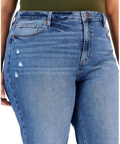 Trendy Plus Size Raw Hem Wide-Leg Jeans Vipacco $16.79 Jeans