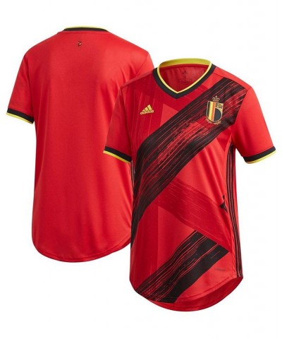 Women's Red Belgium National Team 2020/21 Home Federation Replica Jersey Red $45.00 Jersey