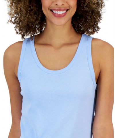 Women's Supima Cotton Scoop-Neck Tank Top Open Air $12.74 Tops