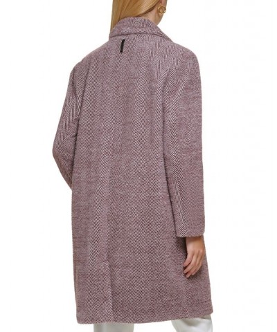 Women's Walker Coat Deep Plum/White $100.00 Coats