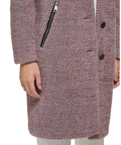 Women's Walker Coat Deep Plum/White $100.00 Coats