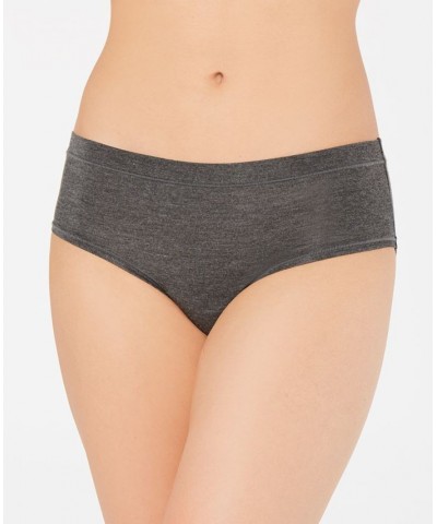 Ultra Soft Mix-and-Match Hipster Underwear Charcoal Grey $8.47 Panty