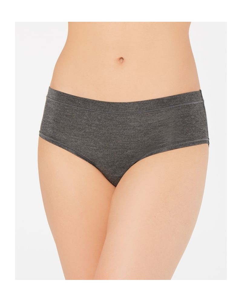 Ultra Soft Mix-and-Match Hipster Underwear Charcoal Grey $8.47 Panty