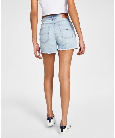 Women's High-Rise Flag Denim Shorts Ws 334- Elliot $19.36 Shorts