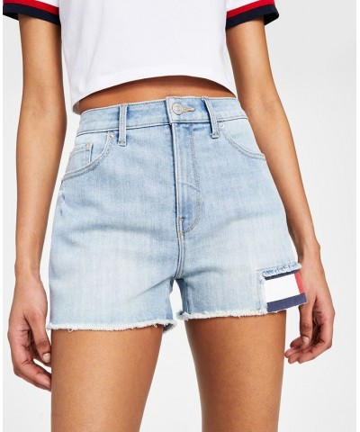 Women's High-Rise Flag Denim Shorts Ws 334- Elliot $19.36 Shorts