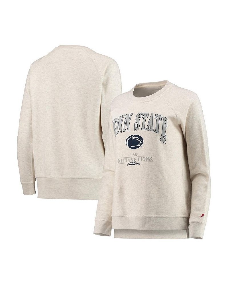 Women's Oatmeal Penn State Nittany Lions Academy Raglan Pullover Sweatshirt Oatmeal $38.99 Sweatshirts