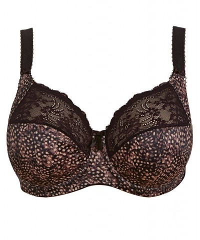 Full Figure Morgan Banded Underwire Stretch Lace Bra EL4110 Online Only Black $31.60 Bras