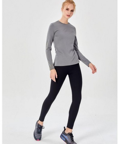 Pima Going Long Sleeve Tee for Women Ice Grey $31.20 Tops