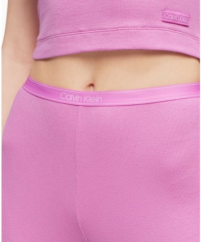 Pure Ribbed Loungewear Leggings Pink $20.95 Sleepwear