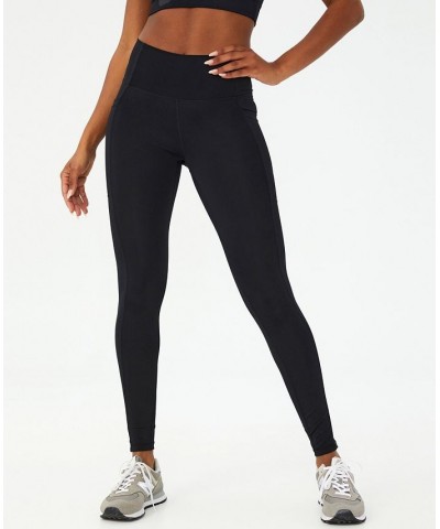 Women's Ultimate Booty Pocket Full Length Tight Pants Black $28.70 Pants