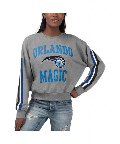 Women's Gray Orlando Magic Slouchy Rookie Pullover Sweatshirt Gray $28.98 Sweatshirts