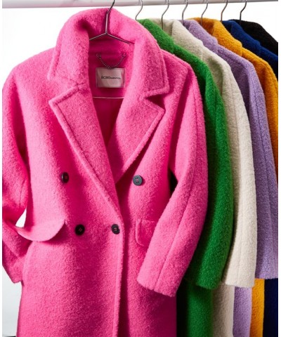 Plus Size Double-Breasted Bouclé Walker Coat Iris $73.60 Coats