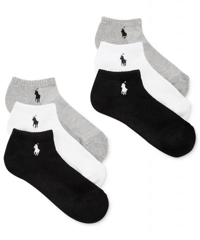 Women's 6 Pack Sport Ankle Socks Grey/White/Black Assorted $16.66 Socks
