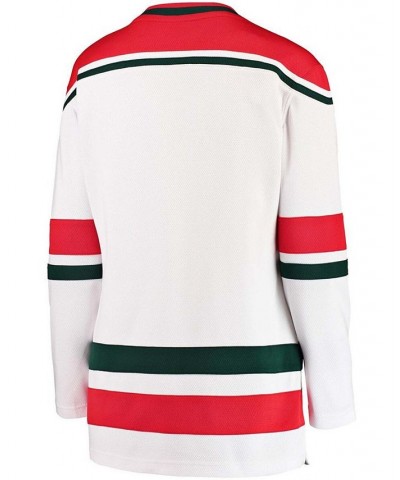 Women's Branded White New Jersey Devils 2022/23 Heritage Premier Breakaway Jersey White $41.85 Jersey