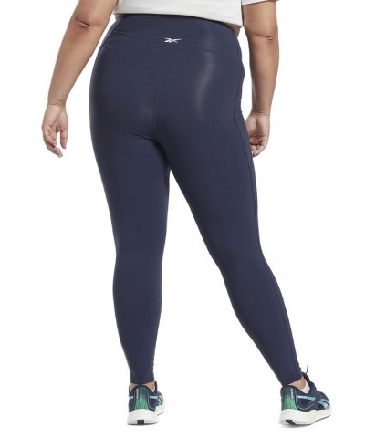 Plus Size Lux Vector Medium Impact Racerback Bra & Lux 3/4 Leggings $28.50 Hosiery