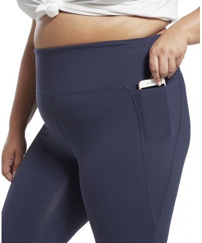 Plus Size Lux Vector Medium Impact Racerback Bra & Lux 3/4 Leggings $28.50 Hosiery