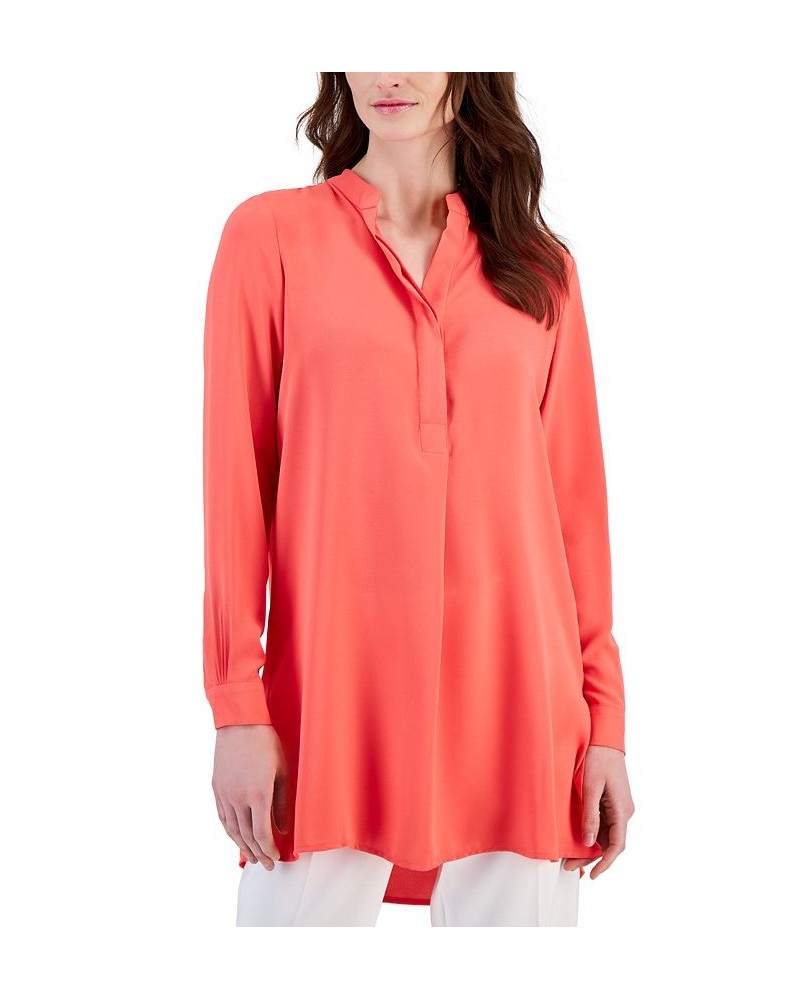 Nehru Tunic Red Pear $33.60 Tops