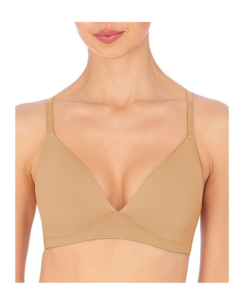 Women's Full Fit Wireless Contour Bra 733305 Brown $27.43 Bras