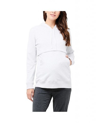 Women's Kitty Nursing Hoodie Arctic Marle $34.10 Sweaters