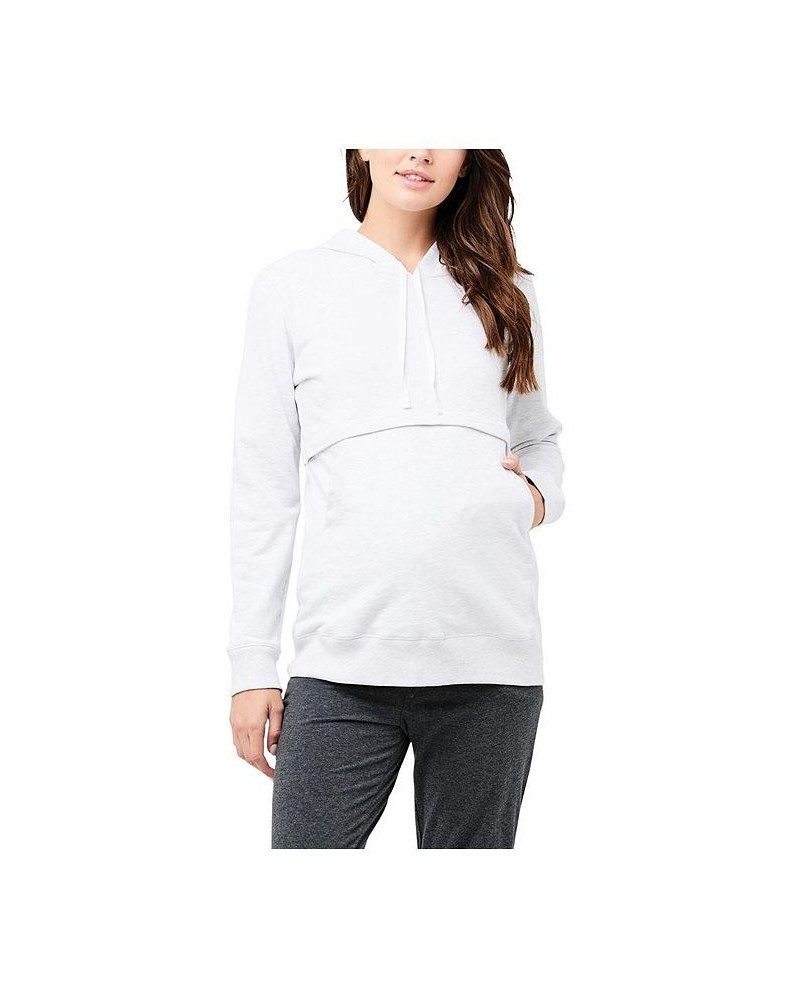 Women's Kitty Nursing Hoodie Arctic Marle $34.10 Sweaters