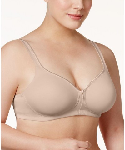 Body Caress Full Coverage Wireless Bra 72335 Damask Neutral (Nude 5) $16.23 Bras