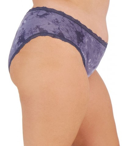 Plus Size Lace-Trim Hipster Underwear Classic Black $9.11 Panty