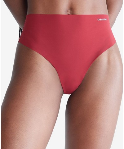 Women's Invisibles High-Waist Thong Underwear QD3864 Red Carpet $9.50 Panty