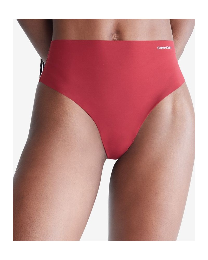 Women's Invisibles High-Waist Thong Underwear QD3864 Red Carpet $9.50 Panty