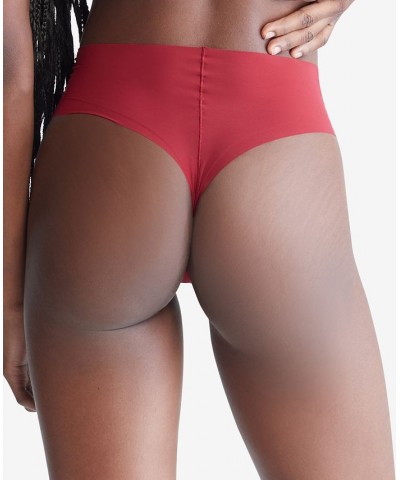 Women's Invisibles High-Waist Thong Underwear QD3864 Red Carpet $9.50 Panty