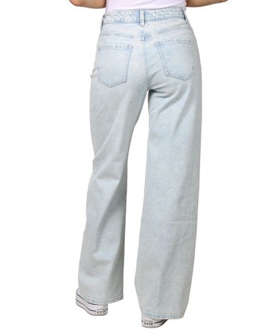 Juniors' Skater Ripped Jeans Light Blue $14.88 Jeans