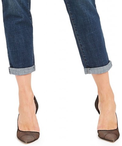 Women's Mid Rise Cuffed Straight-Leg Jeans Blooming Wash $26.99 Jeans