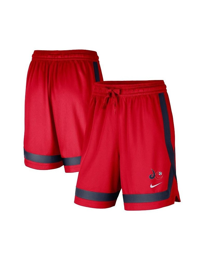 Women's Red Washington Mystics Practice Shorts Red $31.79 Shorts