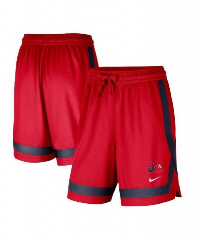 Women's Red Washington Mystics Practice Shorts Red $31.79 Shorts