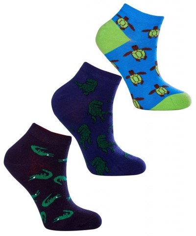 Women's Ankle Bundle 1 W-Cotton Novelty Socks with Seamless Toe Pack of 3 Multi Color $18.90 Socks