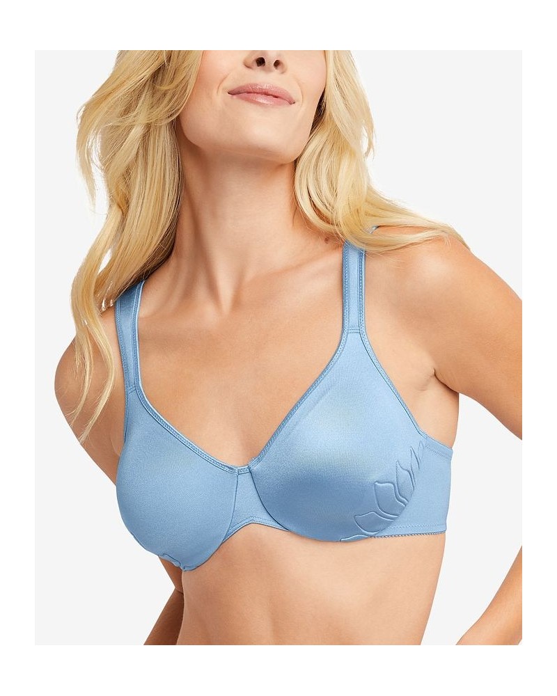 Live It Up 2-Ply Seamless Underwire Comfort Bra 3353 Blue $12.42 Bras