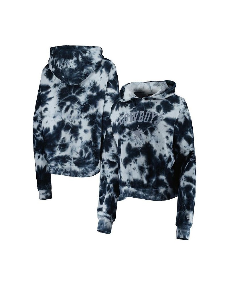 Women's Navy Dallas Cowboys Cloud Dye Fleece Pullover Hoodie Navy $40.00 Sweatshirts